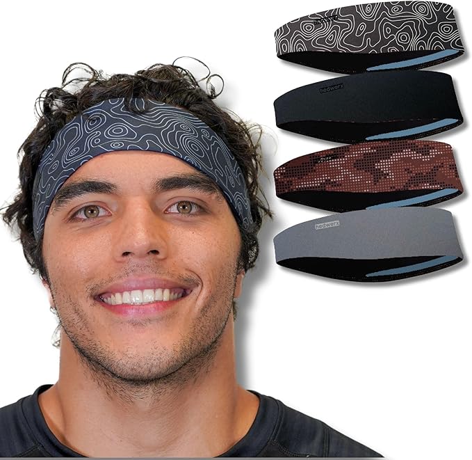 Hydra2, Sweat Diverting, Sports Sweatband Headband, H2 Flatweave