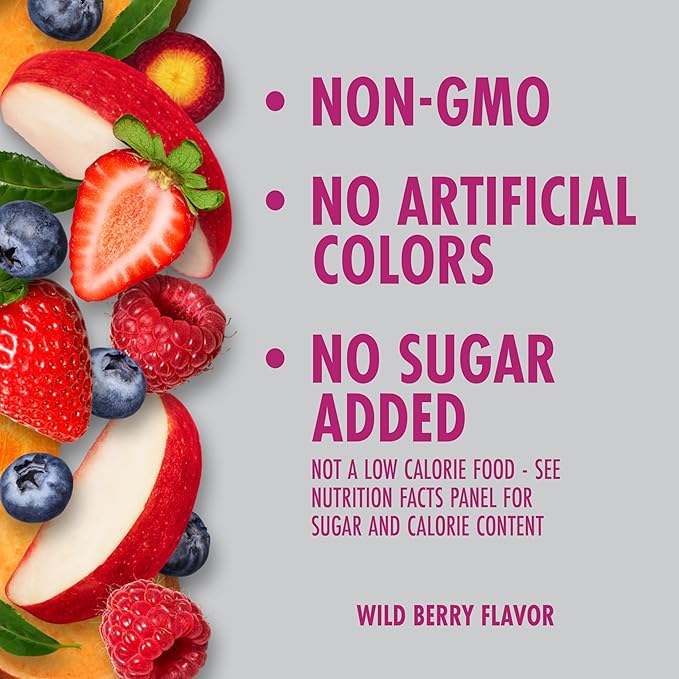 V8 +Energy Wild Berry Juice Energy Drink, 8 fl oz Can (6 Pack)