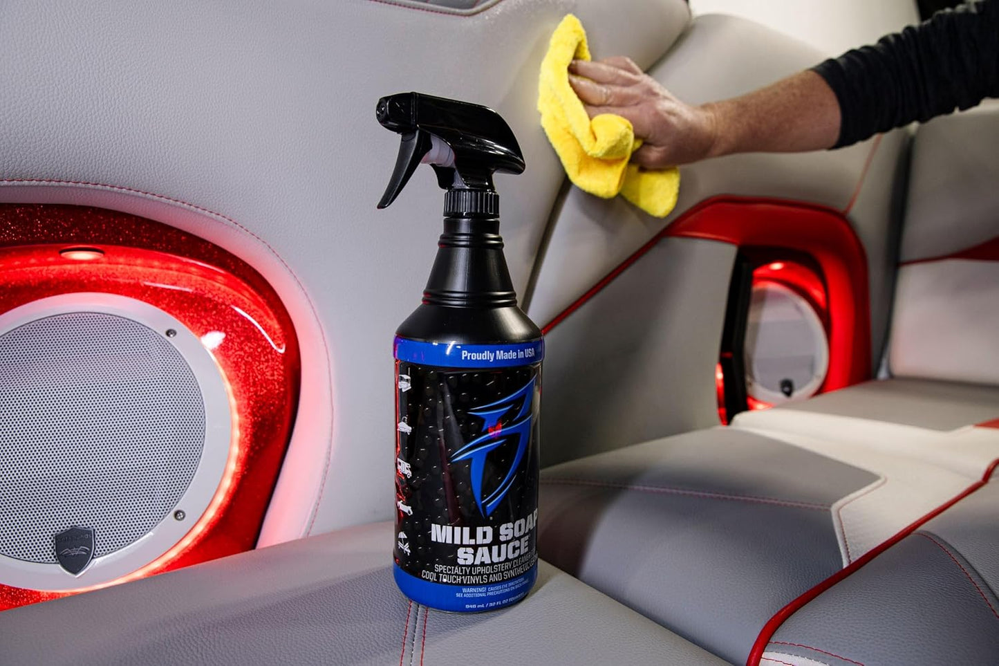 Boat Bling Mild Soap Sauce Premium Upholstery Cleaner, for Boats, RVs, Powersport Vehicles and More, 32 oz