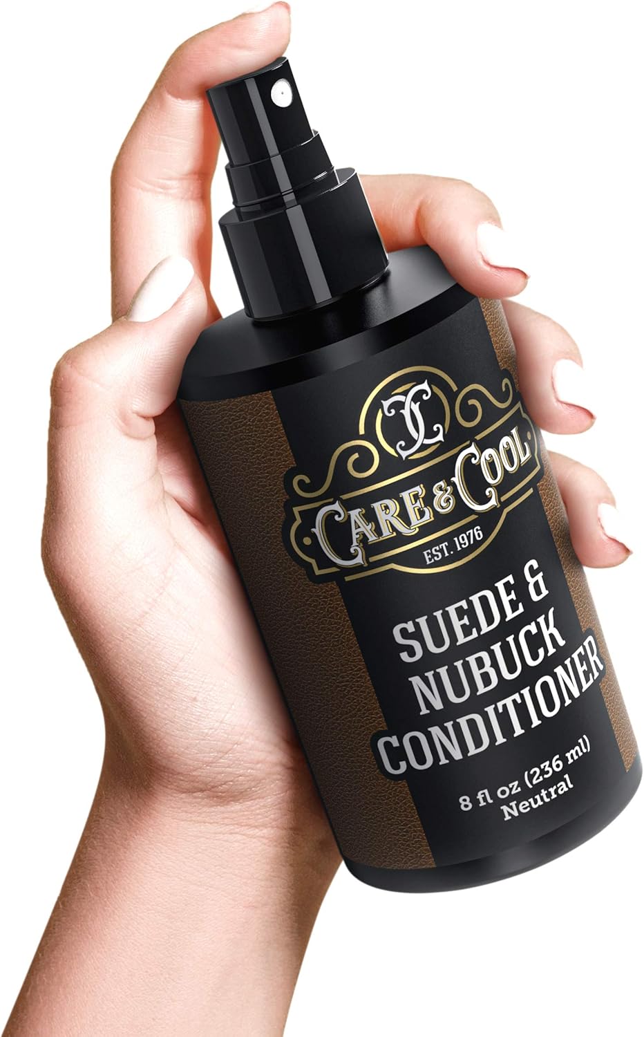 Care & Cool Suede and Nubuck Conditioner - Your Best Choice for Waterproofing and Protecting The Delicate Structure Against The Elements and Abrasive Impurities (16 Fl Oz)
