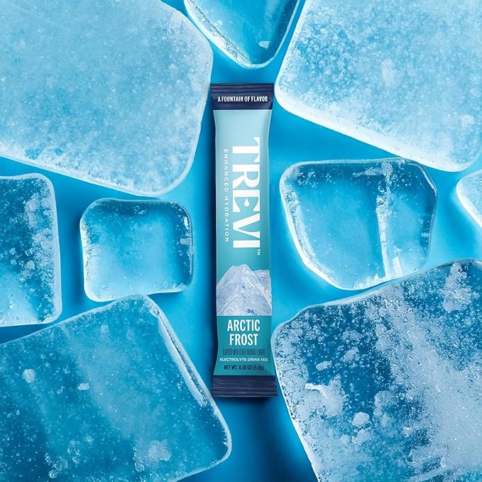 TREVI™ Sugar Free Electrolytes - Drink Mix Hydration Powder Packets - 28 Count - Arctic Frost
