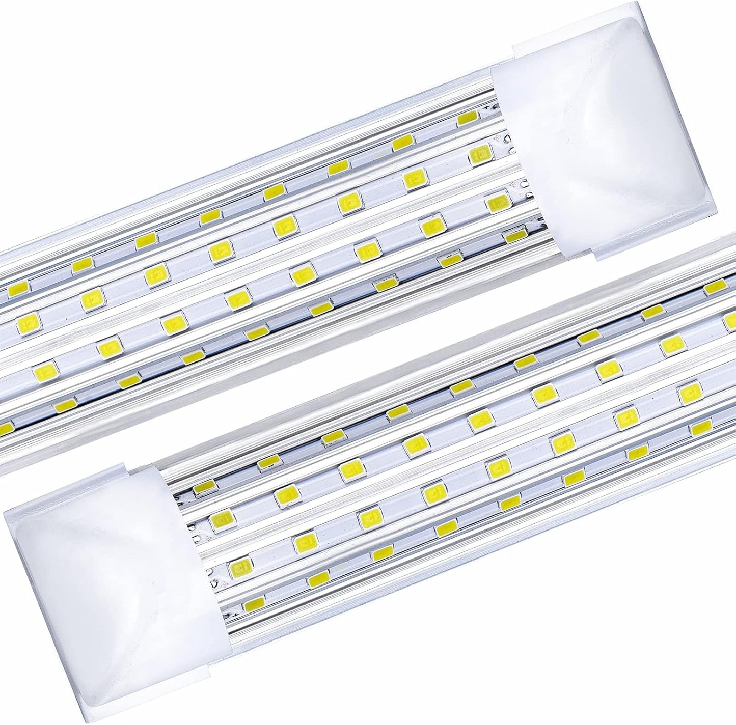 20 Pack, LED Shop Light, 8FT 144W 14500LM 6000K, Cold White, U Shape, Clear Cover, Hight Output, Linkable Shop Lights, T8 LED Tube Lights, LED Shop Lights for Garage 8 Foot with Plug