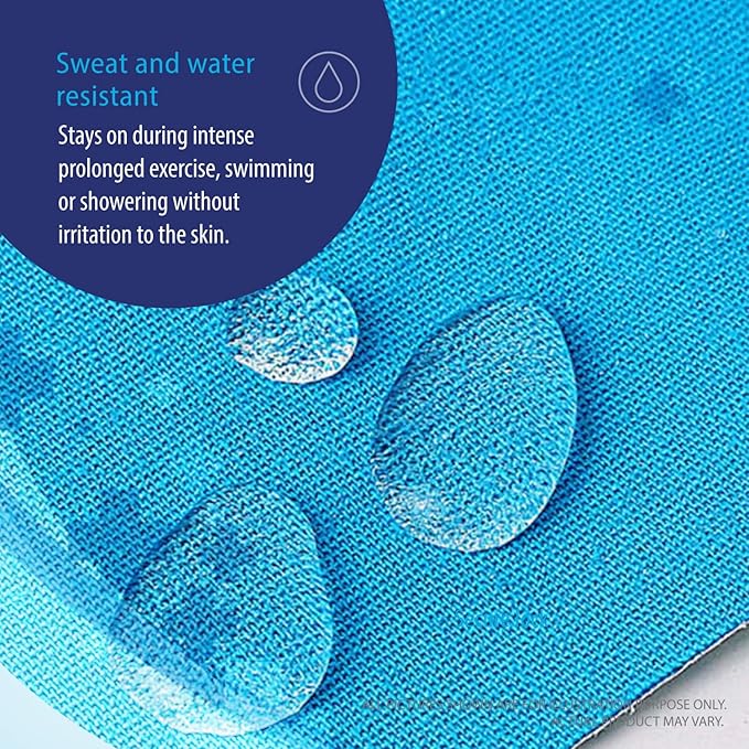 Deke Home - Kinesiology Tape Rolls (3 Pack), Uncut 2" x 16ft Athletic Tape, Strong Adhesive, Waterproof Sports Tape for Injuries, Knee, Ankle, Muscle, Joint, Latex-Free