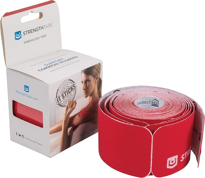 Kinesiology Tape - 5M Precut K Tape Roll - Premium Athletic Tape - Support and Prevent Injuries - Multiple Colors Available