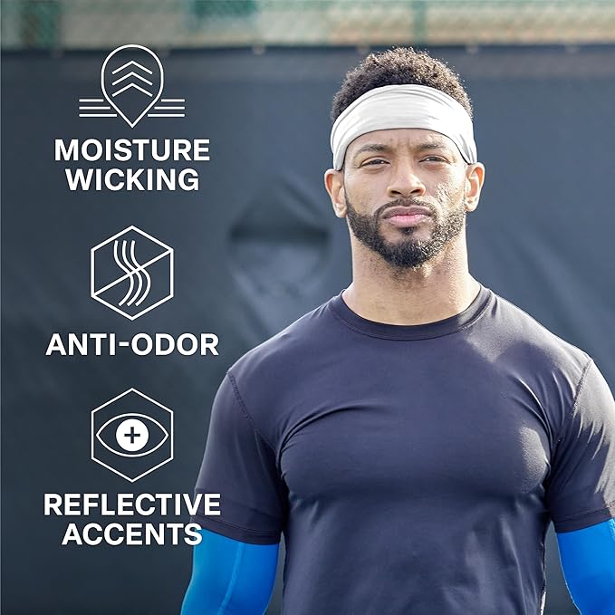 COLD FACTOR Instant Cooling Headband 3 Pack | Advanced Evaporative Comfort for Sports & Outdoor | UPF 50+ Protection | Long-Lasting Coolness | Ideal for Fitness, Hiking, Yoga, & Running