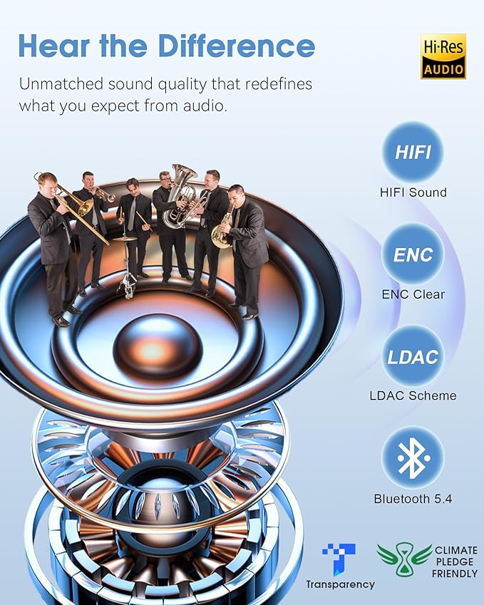 MUSICOZY Sleep Headphones Bluetooth 5.4 Headband Headphones, Wireless Earphones Music Sleep Earbuds for Side Sleepers Sleeping Eye Mask for Women Men Workout Running Cool Unique Gifts, Black