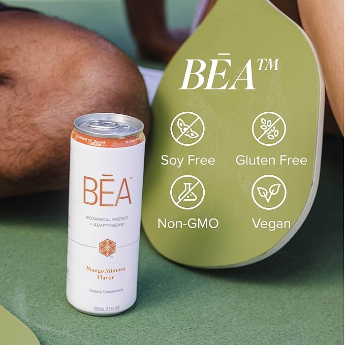 Isagenix BEA Sparkling Energy Drink - Energy & Metabolism Support - Whole-Food Sourced Ingredients - Includes Antioxidant Vitamins A, C & E - Vegan-Friendly - Citrus Sunshine, 12 Servings