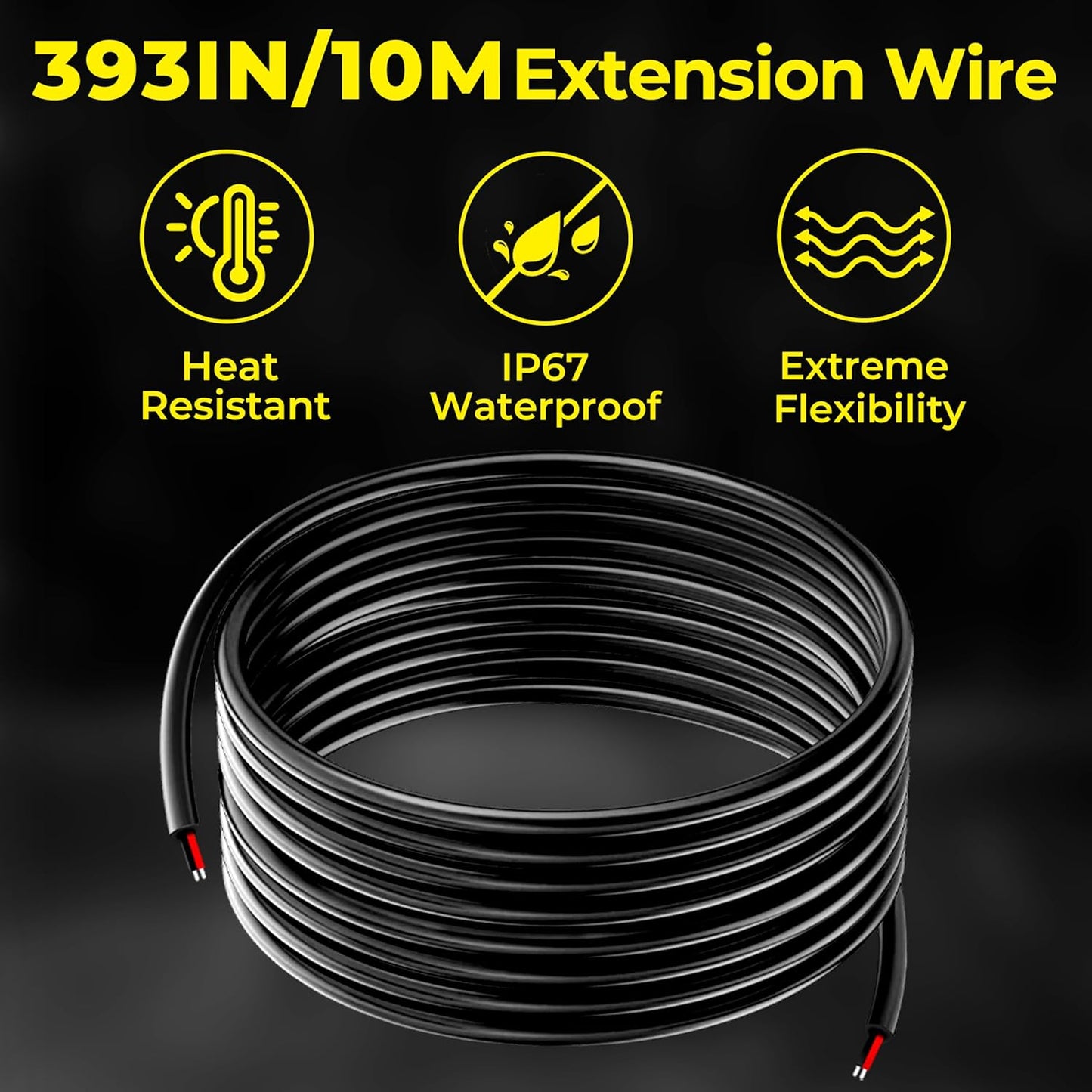 30 Pods 810 White Rock Lights with 11yd/10M Extension Wire, 6000K Super Bright Underglow Light, Waterproof IP67, 360° Full Angle Illuminate Rock Lights for Trucks Jeep UTV ATV SUV Boats