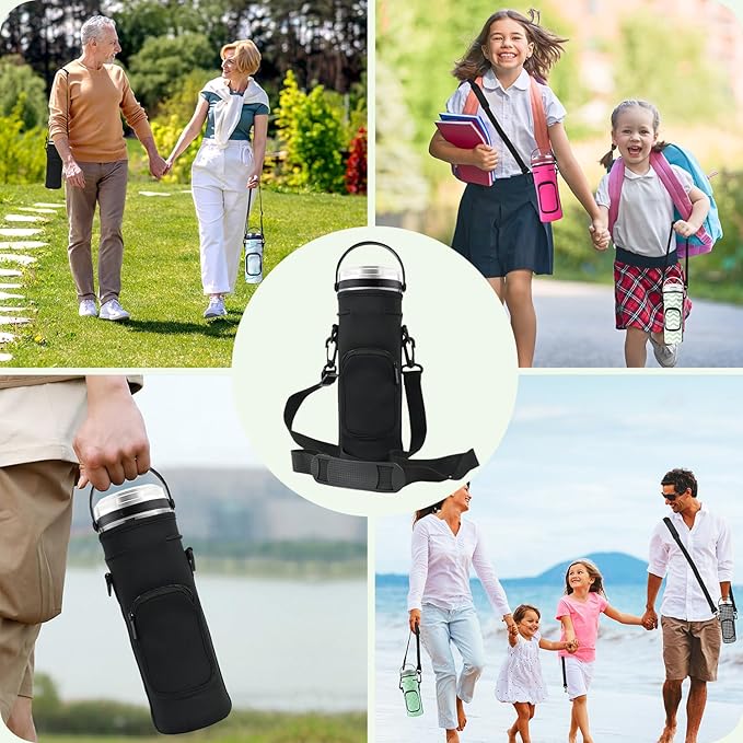 Storage Sleeve Bag for Ninja Blast Portable Blender with Shoulder Strap and Accessory Pocket Compatible with Ninja BC151NV/BC51NV/BC151BK/BC151CR/BC151EM/BC151PR/BC151WH Blast Portable Blender(Black)