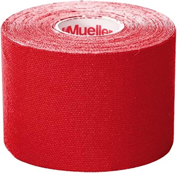 MUELLER Sports Medicine Kinesiology Therapeutic Tape, Quality Athletic Tape, Latex Free, 20 Pre-Cut I-Strips, 2" x 9.75" Each Strip