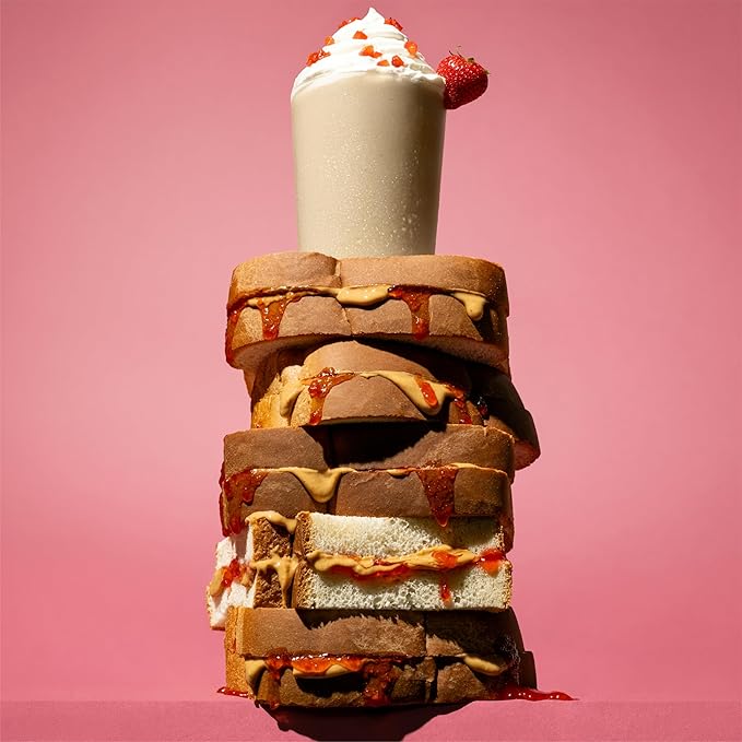 VitaHustle ONE Meal Replacement Shake - Plant Based Protein Powder by Kevin Hart - Vegan, Meal Replacement Powder with Superfoods, Vitamins, Adaptogens & Probiotics - Peanut Butter & Jelly Flavor, 15 Servings