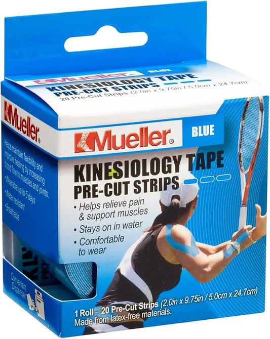 MUELLER Sports Medicine Kinesiology Tape Pre-Cut Strips