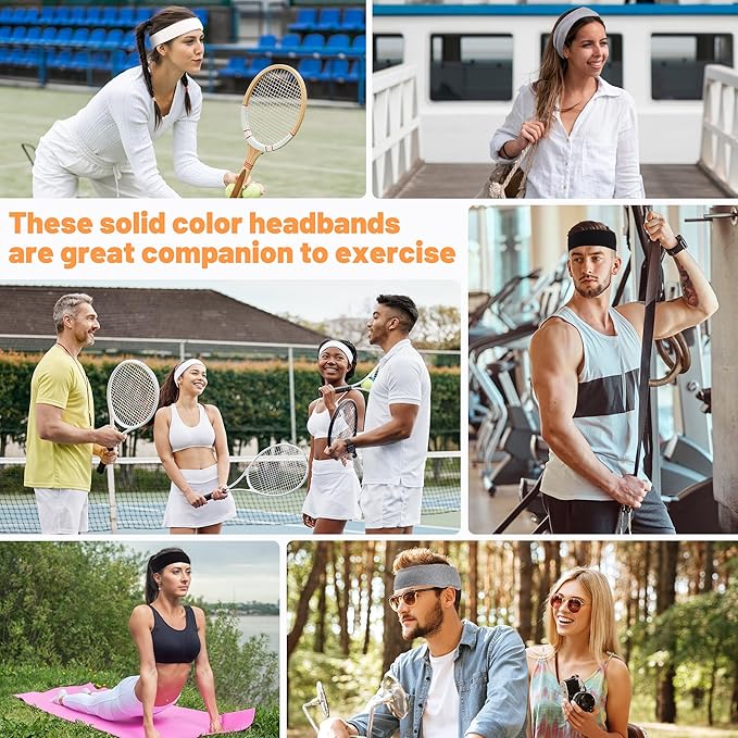 8 Pack Headbands for Women, Non Slip Makeup Headbands Hair Bands for Daily Life Makeup Spa