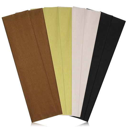 Headbands for Women Non Slip - Stylish Sports Hair Bands for Women's Hair - Soft Cotton Cloth Stretchy Headbands for Women for Yoga, Outdoor Exercise Running - 8 Pack