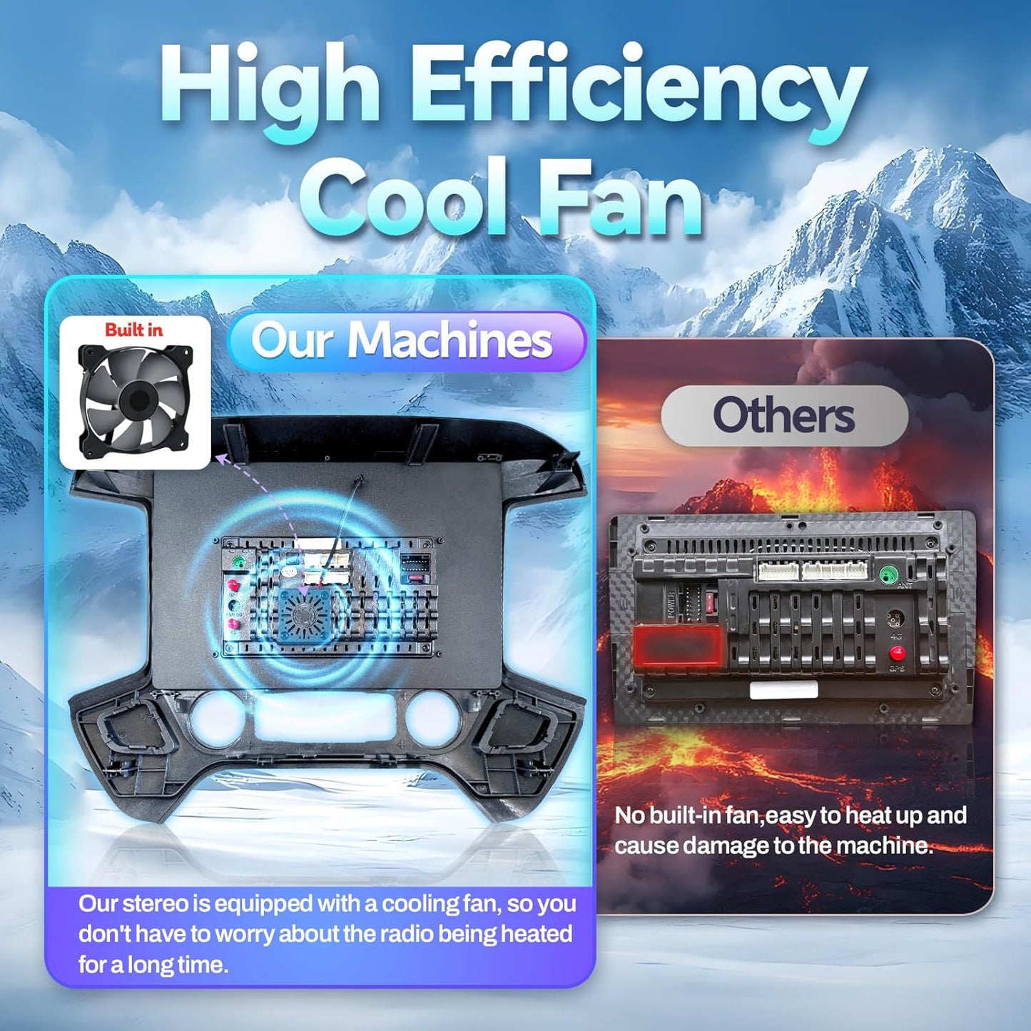 13.1" 8Core 8+128G Car Stereo Radio for Chevy Silverado GMC Sierra 2014-2018,5Ghz WiFi Android 12 Touch Screen Radio with Wireless CarPlay Android Auto BT DSP 48EQ Backup Camera,Silver