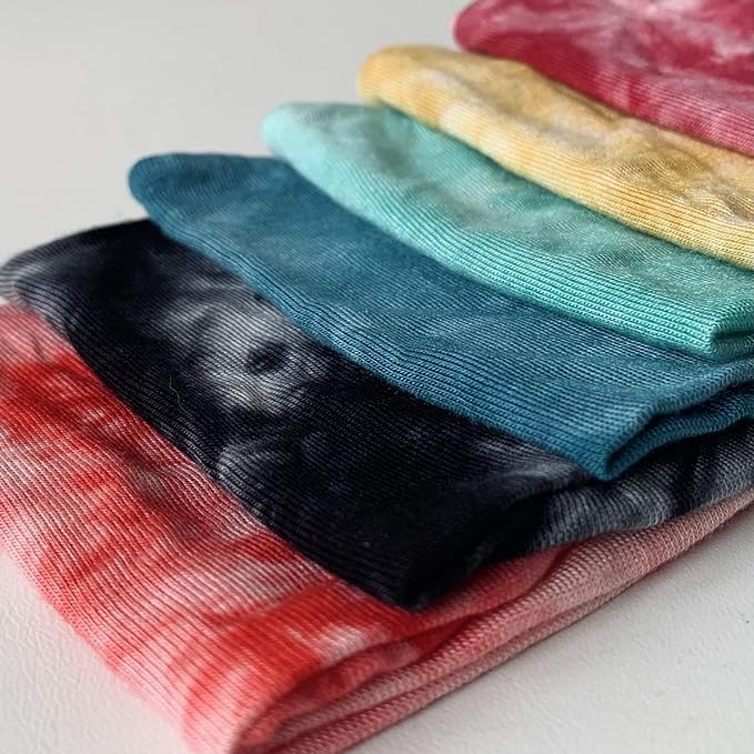 Huachi Women's Headbands Yoga Workout Exercise Headbands for Women Cute Elastic Hair Bands for Women’s Hair Tie Dye Bandeau Headband Sweatbands