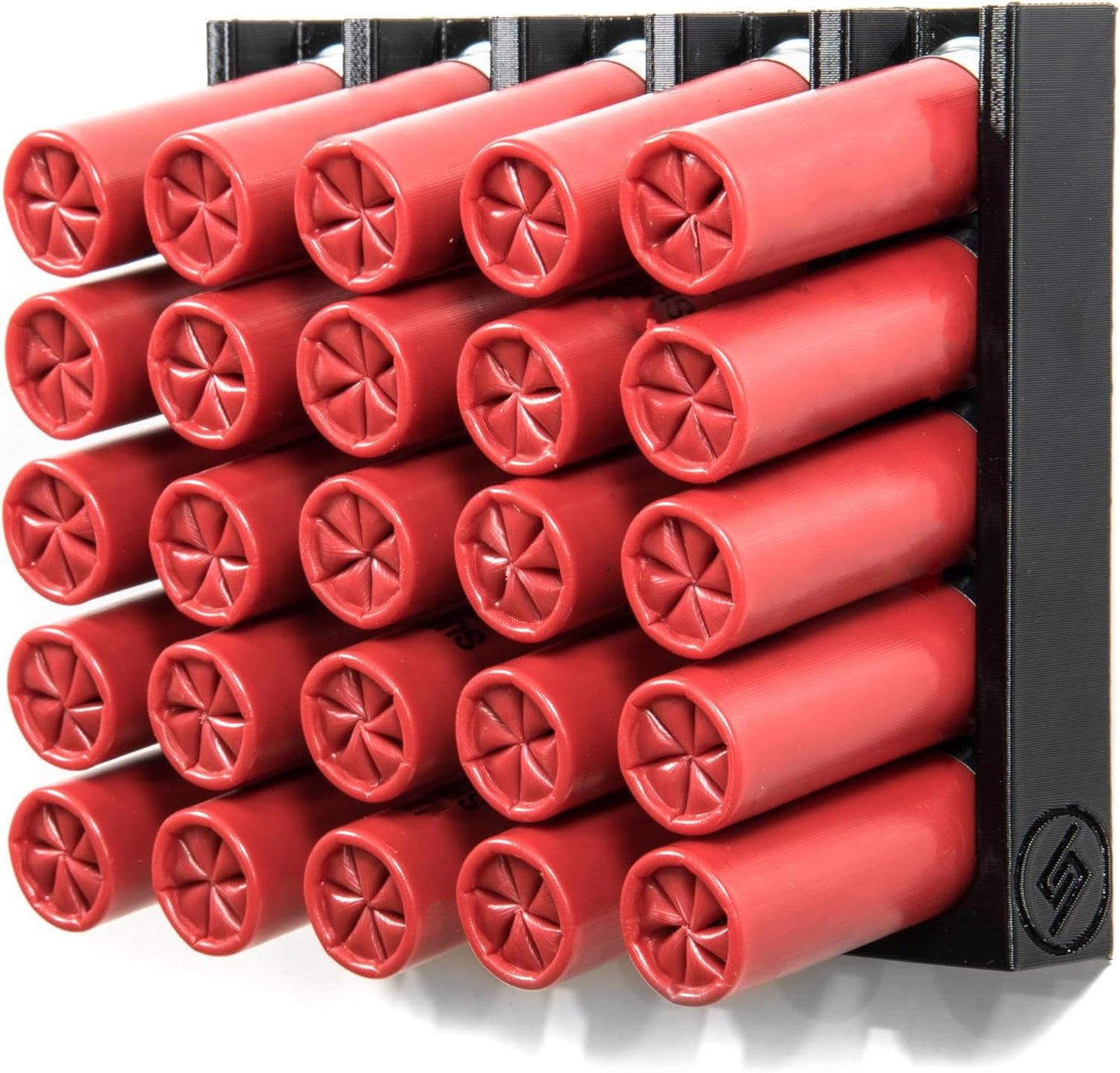 Spartan Mounts Shotgun Shell Storage Solution | Safe Gun Room Display Storage Organization Man Cave Husband Military Police Home Self Defense 12 20 410 Gauge