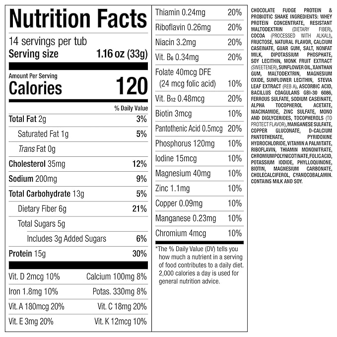 Nutrisystem ProSync Chocolate Meal Replacement Protein Shake Mix - 14 Servings