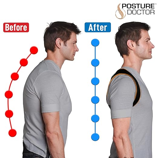 Ontel Posture Doctor Quick & Easy Posture Corrector, Adult, Pack of 1