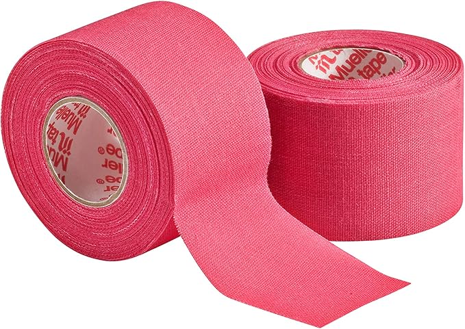 MUELLER Sports Medicine MTape Rolls, Quality Athletic Tape, Easy to Tear for Fast & Effective Taping, 1.5" x 10 Yards Per Roll, 2 Rolls