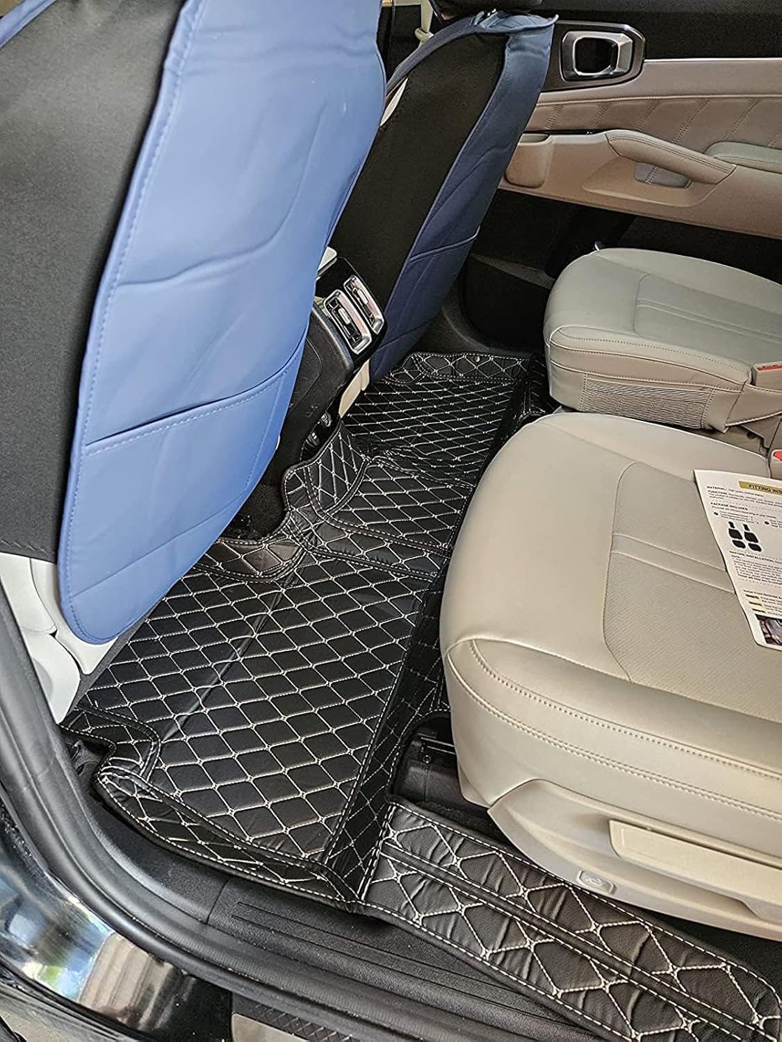 Custom Car Floor Mat Compatible with BMW Mercedes-Benz Toyota Cadillac Lexus Honda Infiniti Nissan Hyundai Kia Audi All Models Cars Sedans SUVs Automotive Mats (Green)