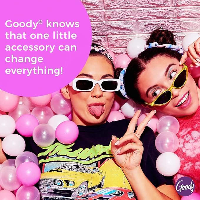 Goody Low-Profile Head Wraps, 2 Ct, Cheetah & Stripe, Damage-Free Hold, All-Day Comfort, Soft & Stretchy Head Wraps for Women & Men, Secure Grip Bandeau Headwear for All Occasions, For Fine Hair