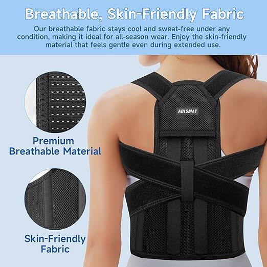 Back Brace Posture Corrector for Men and Women, Adjustable Shoulder Straightener Full Back Support, Upper and Lower Back Brace for Pain Relief, Scoliosis, Hunchback, Hump (X-Large)