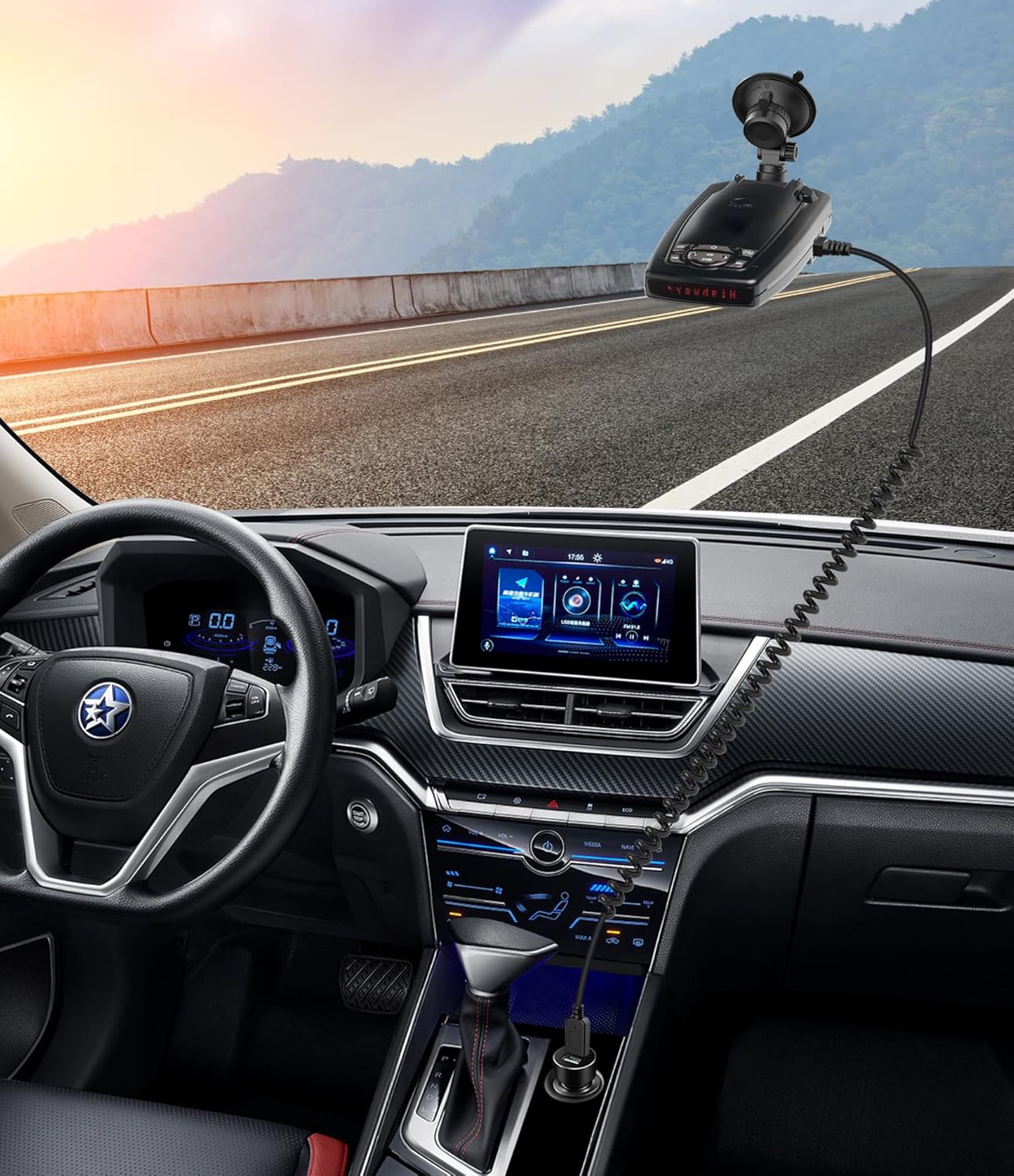 Radar Detector Cable with USB to RJ11 Plug,Power Cable for Radar Detectors,USB 5V-12V Power Cable,for Escor t Radenso XP Beltronics Whistler Radar Detector(RJ11-6.56FT)