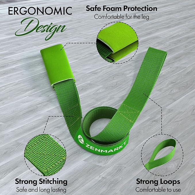 Stretching Strap for Cheer – Flexibility Stunt Strap for Cheerleaders – Durable Cheer Stretching Bands for Improved Flexibility, Range of Motion – Essential Cheer Accessories