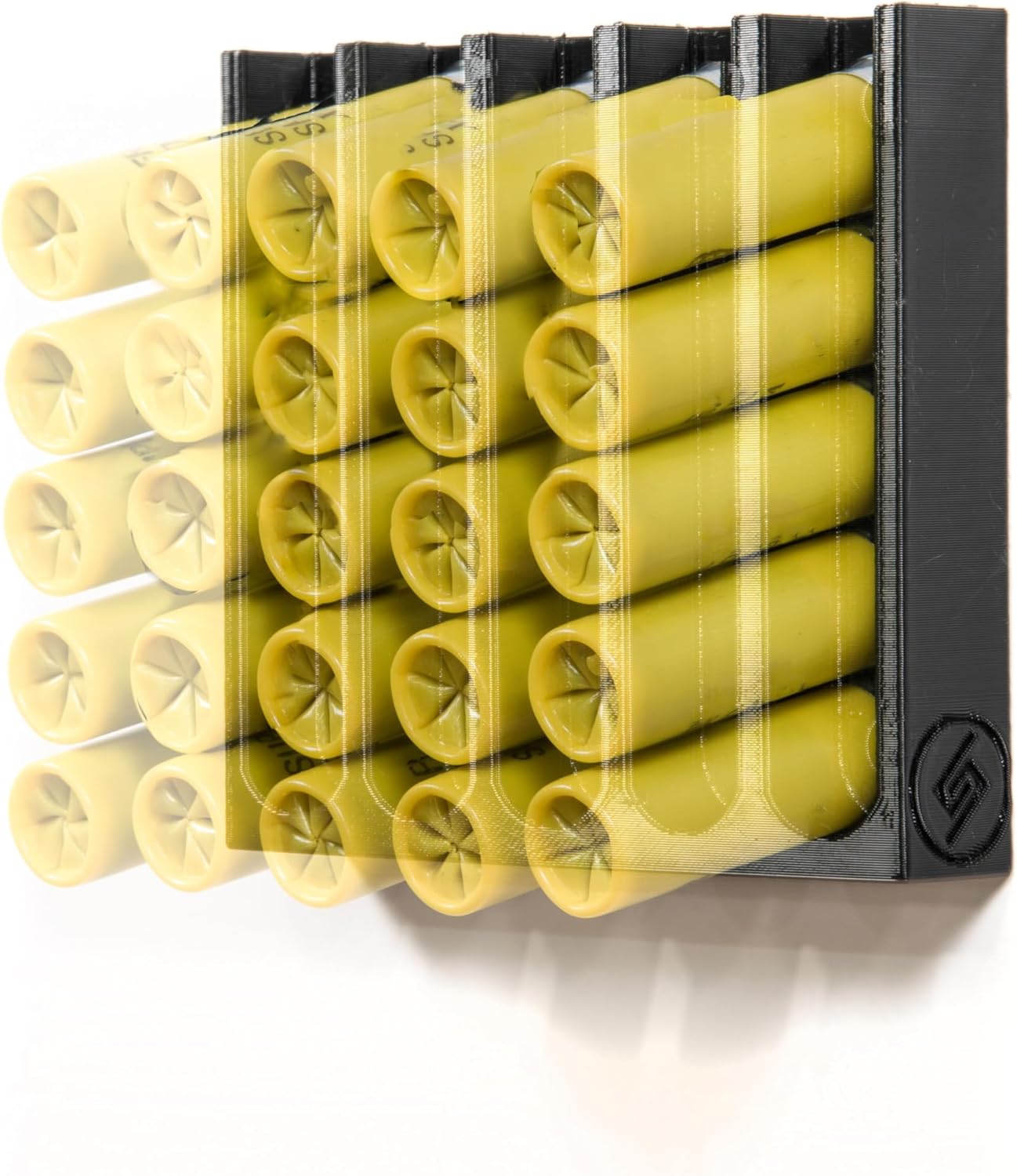 Spartan Mounts Shotgun Shell Storage Solution | Safe Gun Room Display Storage Organization Man Cave Husband Military Police Home Self Defense 12 20 410 Gauge