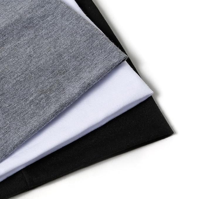 Huachi Wide Headbands: Boho Elastic Non-Slip Thick Stretchy Headbands for Women's Workout, Running, and Active Wear