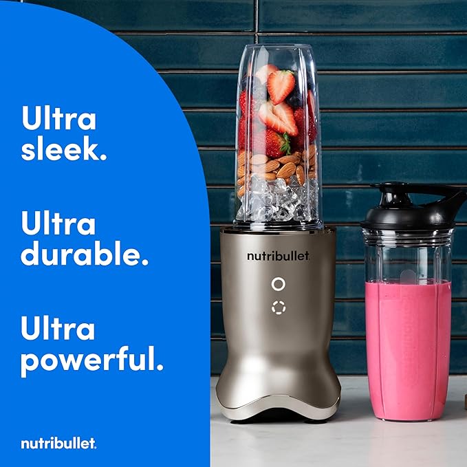 nutribullet Ultra Personal Blender NB50500SS, 32 oz, Stainless Steel