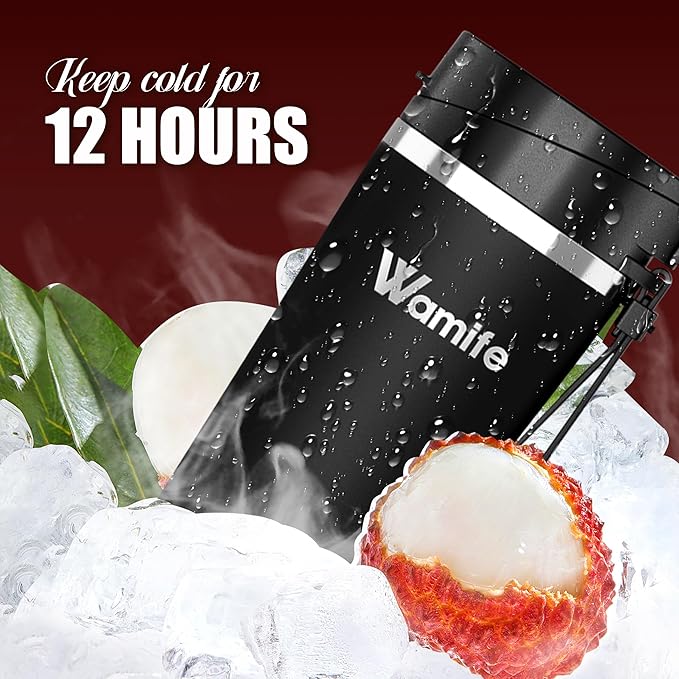 Wamife Portable Blender 16oz personal blender-Portable Blender for Shakes and Smoothies,USB-C Rechargeable,Durable Stainless Steel Blades for Powerful Blending Performance,for office gym - WISDOM