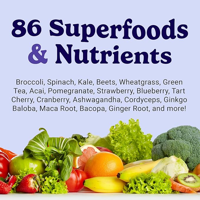 VitaHustle ONE Meal Replacement Shake - Plant Based Protein Powder by Kevin Hart - Vegan, Meal Replacement Powder with Superfoods, Vitamins, Adaptogens & Probiotics - Blueberry Cobbler Flavor, 15 Servings