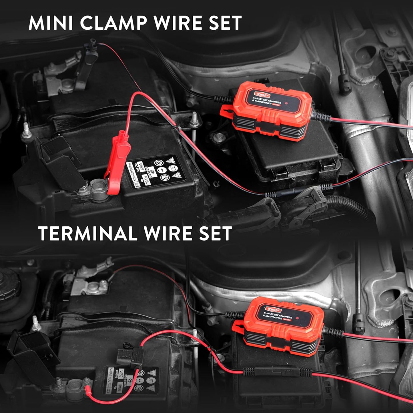 Weego 1A Battery Maintainer/Trickle Charger