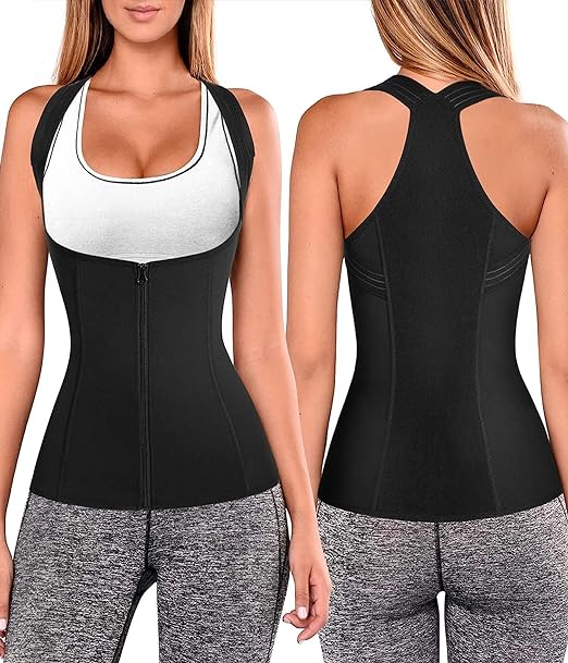 URSEXYLY Women Back Braces Posture Corrector Waist Trainer Vests Tummy Control Body Shapers for Spinal Neck Shoulder and Upper Back Support (XL, Black)