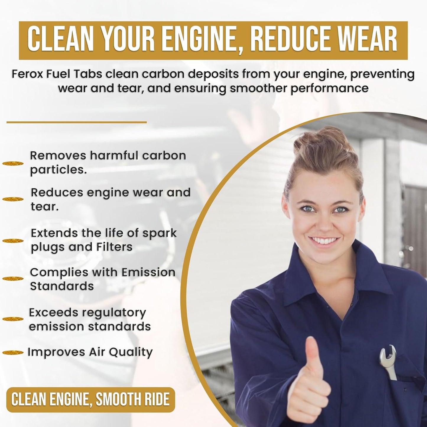 Ferox – Performance Fuel Catalyst | Not an Additive, It’s an Advantage | Built for The Road, Trail, and Beyond | All Fuels, All Engines | 1 Tab = 20 GAL