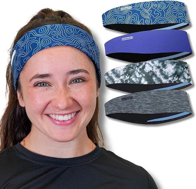Hydra2, Sweat Diverting, Sports Sweatband Headband, H2 Flatweave