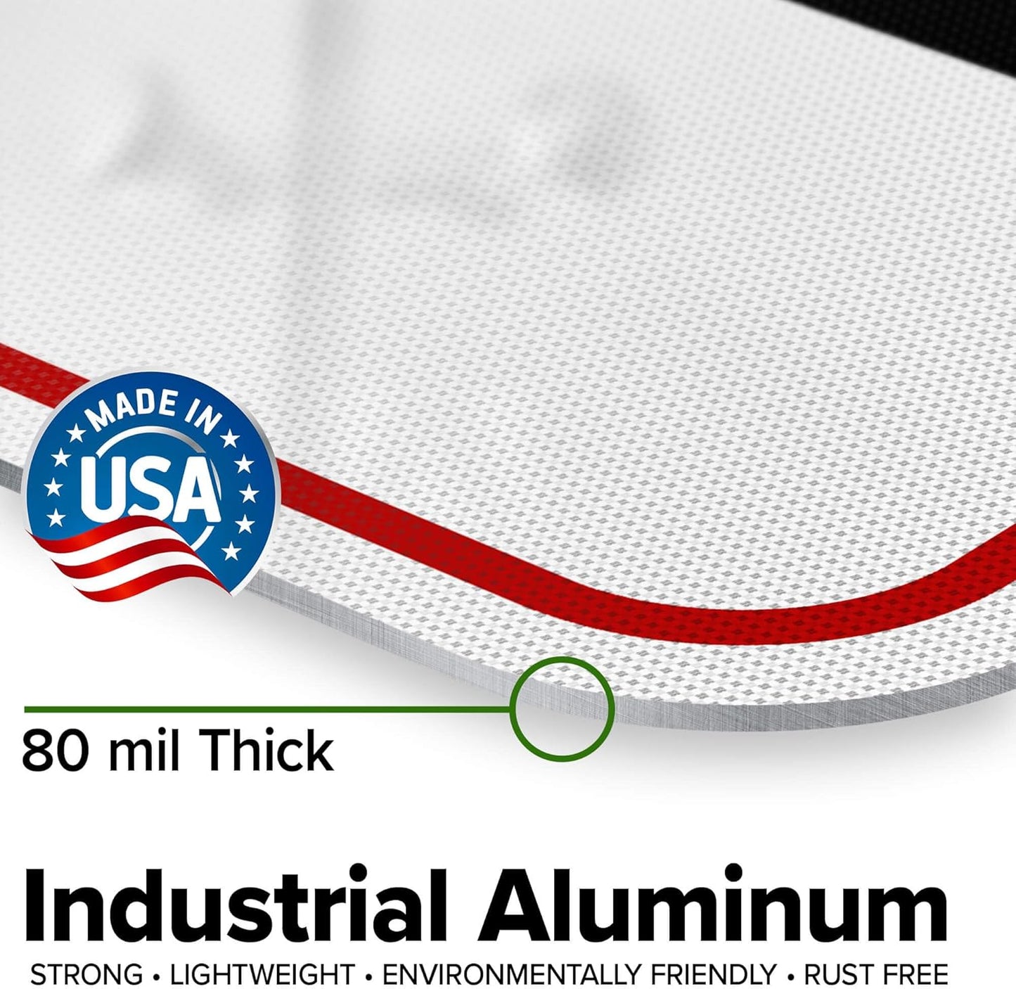 Custom Sign, Custom Sign for Business, Indoor/Outdoor use. 12x18 Inches, 3M EGP Reflective, Rust Free .063 Aluminum, Fade Resistant, Made in USA by My Sign Center (Header)