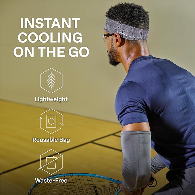 COLD FACTOR Instant Cooling Headband 3 Pack | Advanced Evaporative Comfort for Sports & Outdoor | UPF 50+ Protection | Long-Lasting Coolness | Ideal for Fitness, Hiking, Yoga, & Running