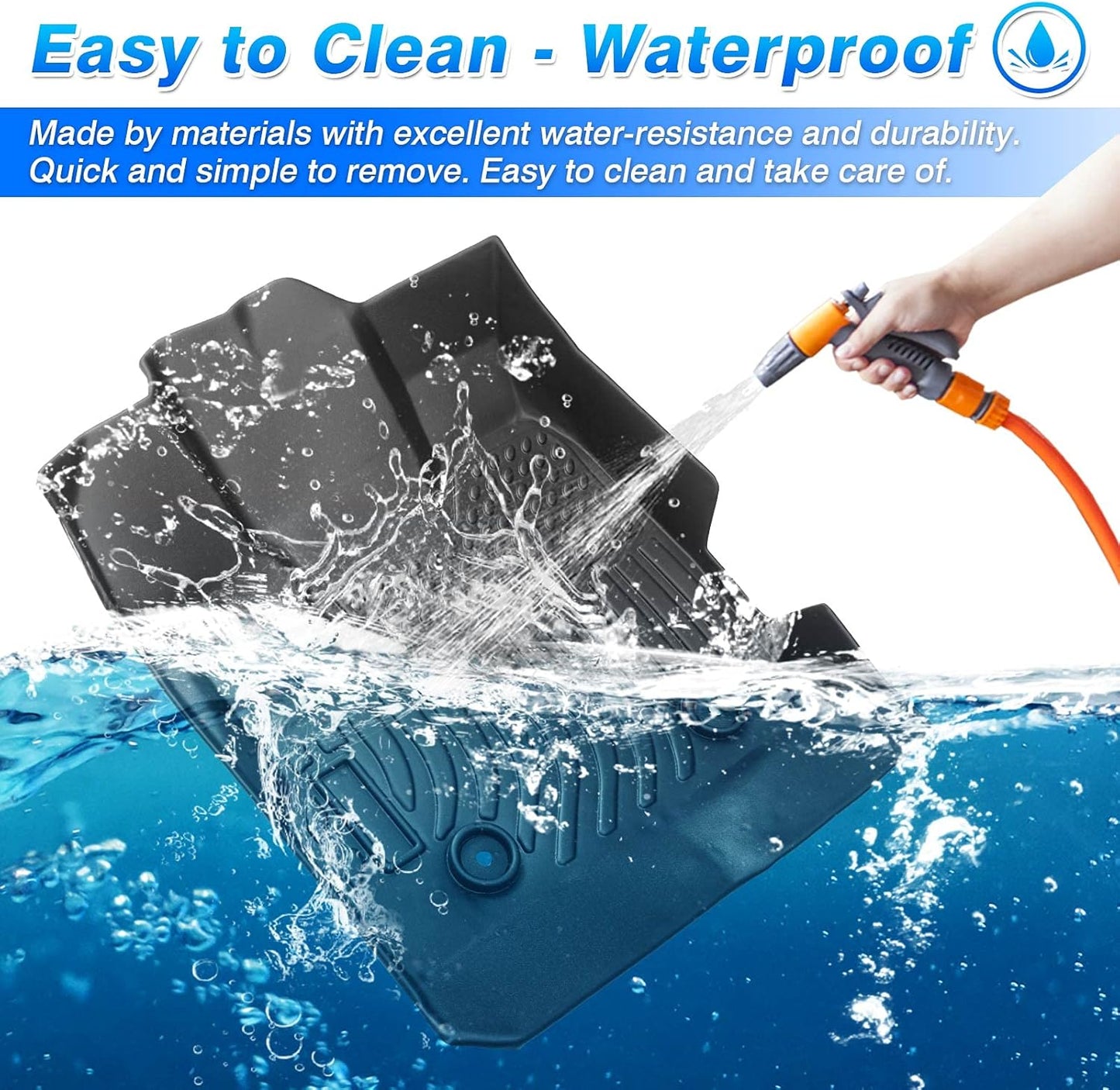 Cartist Custom Fit for Floor Mats Chevrolet Equinox/GMC Terrain Denali 2012-2017 All Weather Floor Liner Front & 2nd Row Carpet Protection TPE Odorles