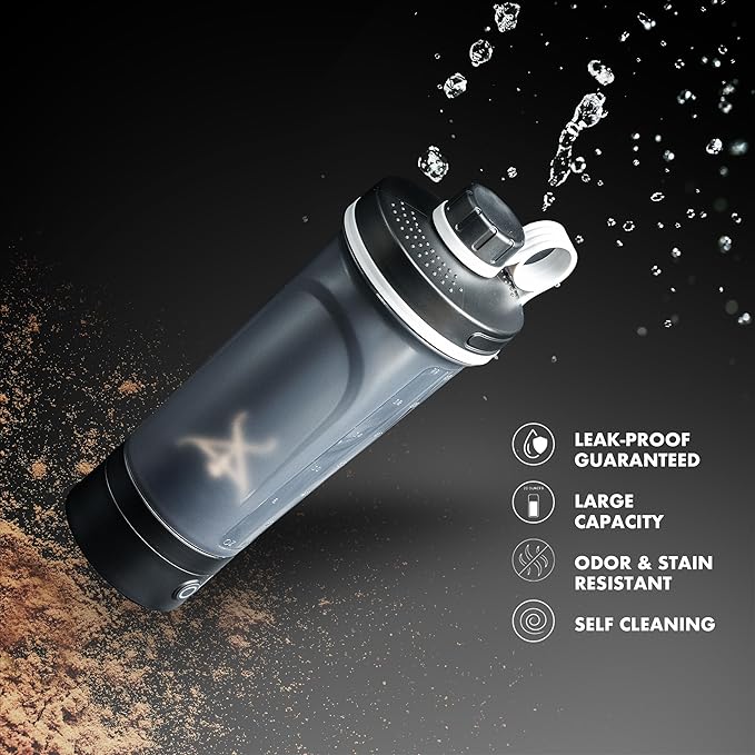 Electric Shaker Bottle, Portable Blender Protein Shaker, USB Rechargeable MixMate Blender For Protein Shakes Pre Workout Greens Coffee Pancake Mix Cocktail Cocktails (Lavender)