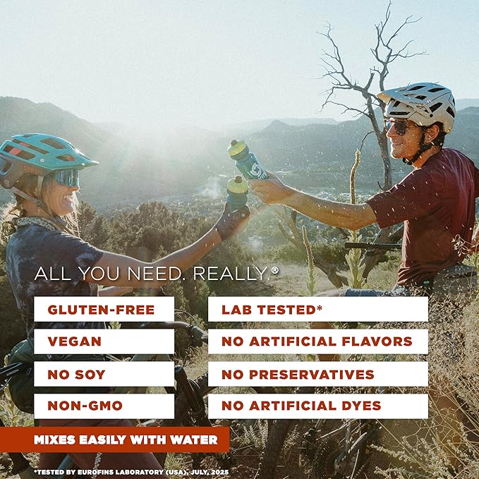 Tailwind Nutrition Recovery Mix, 20 Grams Complete Protein, Carbohydrates, and Electrolytes Powder Drink Mix for Post-Workout, Free of Gluten, Soy, and Dairy, Vegan, 20 Servings, Salted Caramel