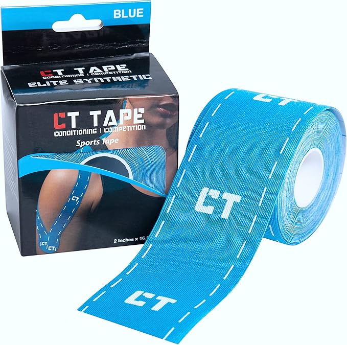Sports & Kinesiology Tape (16.5ft Uncut Roll) - Latex Free, Water Resistant, Uncut Kinesiology Tape for Knee, Elbow, Ankle, Back & Shoulder Muscle