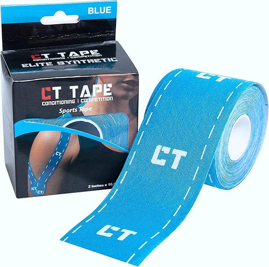 Sports & Kinesiology Tape (16.5ft Uncut Roll) - Latex Free, Water Resistant, Uncut Kinesiology Tape for Knee, Elbow, Ankle, Back & Shoulder Muscle