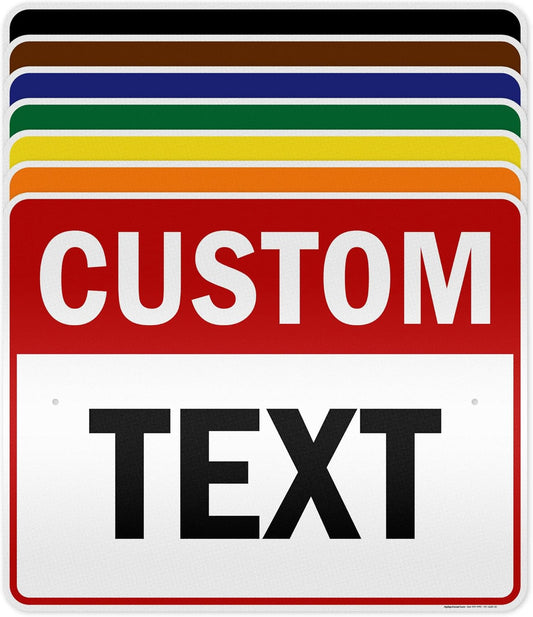 Custom Sign, Custom Sign for Business, Indoor/Outdoor use. 24x30 Inches, 3M EGP Reflective, Rust Free .080 Aluminum, Fade Resistant, Made in USA by My Sign Center (Header)