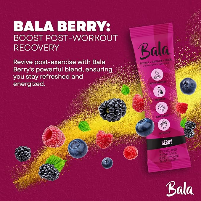 Bala Enzyme Sugar-Free Drink Mix Powder - Berry 0.25oz (8 Count)