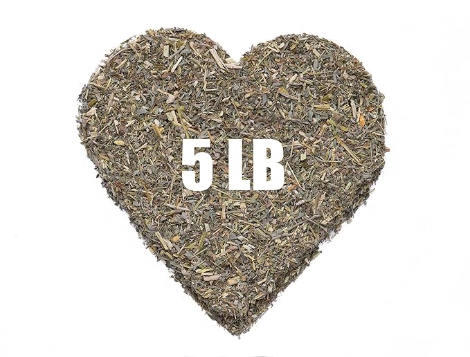 Super Value Pack 5 LB - Wormwood (Artemisia absinthium) – Cut & Sifted – Dried Herb for Traditional Use & Herbal Applications