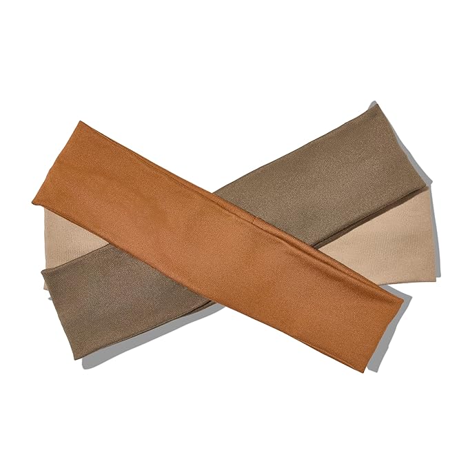 Kitsch Wide Headbands for Women - Fashion Sports Headband for Workout, Yoga, Gym, Running, Exercise | Stretchy Head Bands for Women’s Hair | Hair Accessories for Women - Sedona, 3pcs