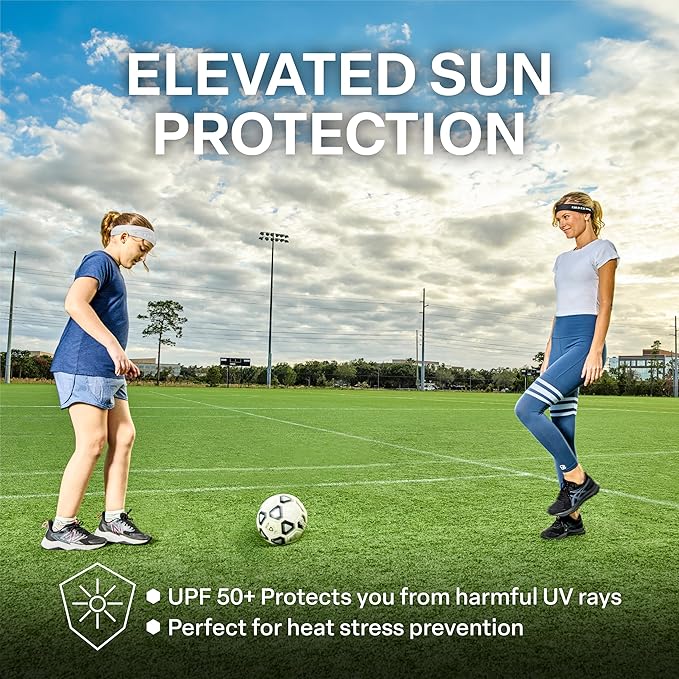 COLD FACTOR Instant Cooling Headband 3 Pack | Advanced Evaporative Comfort for Sports & Outdoor | UPF 50+ Protection | Long-Lasting Coolness | Ideal for Fitness, Hiking, Yoga, & Running